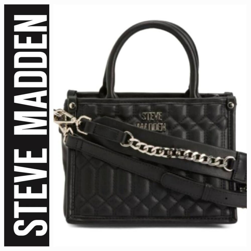 Steve Madden Niko Quilted Crossbody‎ w/2 Strap Options